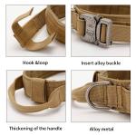 Black Sustainable Nylon Leashes OEM ODM Training Leashes For Puppies