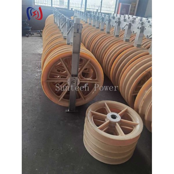 916 Series Wire Rope Sheave Stringing Block Conductor ACSR720 0