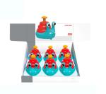 Wholesale Baby Early Education Cute Can Chew Soft Glue Mini Press Penguin