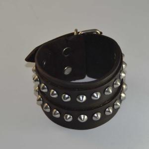 Wholesale Europ American Fashion Trendy Stainless Steel Geniune PU Leather Bracelet Bangle LBL238 from china suppliers