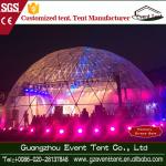 Dia 20 Transparent Clear Roof Geo Dome Tent With Glass Window