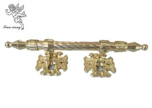 Wholesale Standard Size Coffin Hardware , Antique Bronze Color Decoration Coffin Handles from china suppliers