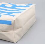 Personalized Reusable Canvas Shopping Bags , Washable Cloth Grocery Bags