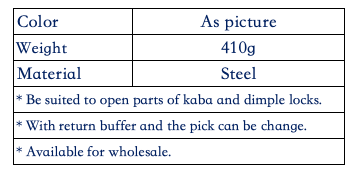 Quick Opening Tool Kit for Kaba Dimple Lock 3pcs Locksmith Tools Telescopic Design