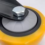 Industrial 75MM TPE Medium Duty Caster Wheels With PP Core