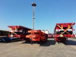 Relay Valve Wabco 2/3/4 Axle 40FT Flatbed Semi Trailer For Heavy Duty Container