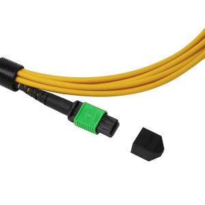 Wholesale Single Mode Green MPO MTP Fiber Optic Cable for Dense Networks - Wide Temperature Range from china suppliers
