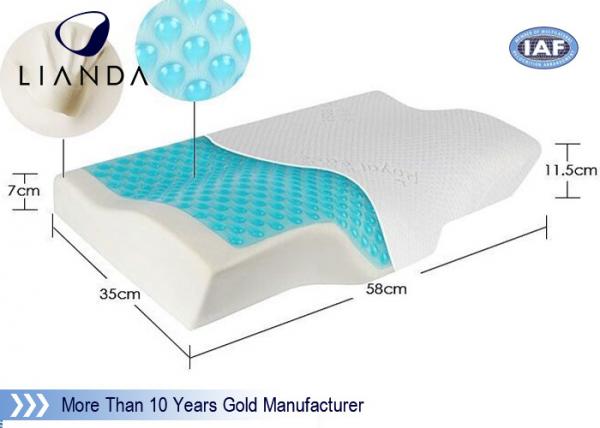 Arctic Gel Contouring Memory Foam Bedroom Cool Bed Pillow OEM logo