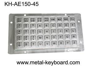 Wholesale Anti Vandal Rear Panel Mount Keyboard Industrial , Kiosk Keyboard USB interface in 45 Keys from china suppliers
