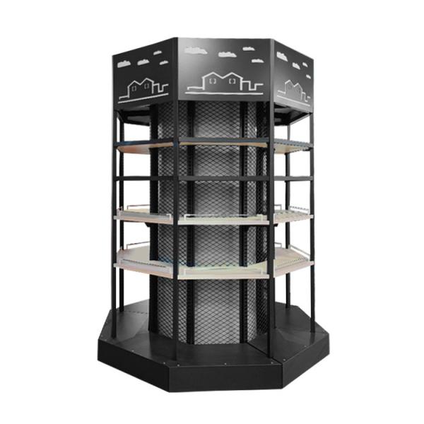 Customized Supermarket Display Shelving Modern Style For Attractive Retail