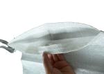 Custom PP Woven Sand Bag Sacks / Beige Woven Polypropylene Bags 25kg