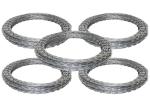 High Protection Razor Barbed Tape Wire , Blade Concertina Razor Wire In Silver