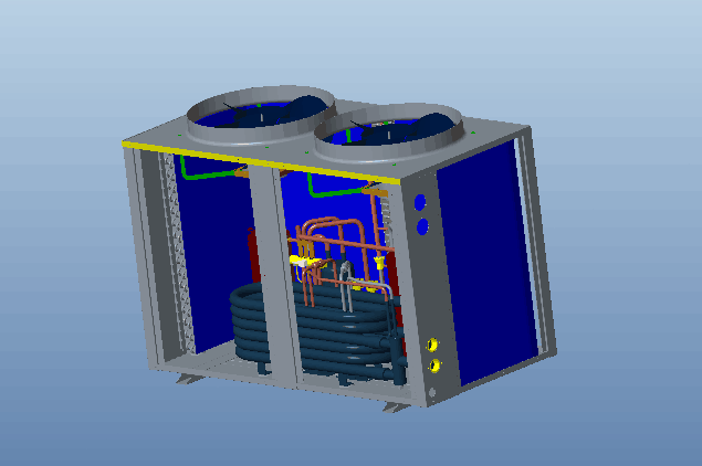 44kW air source heat pump water heater