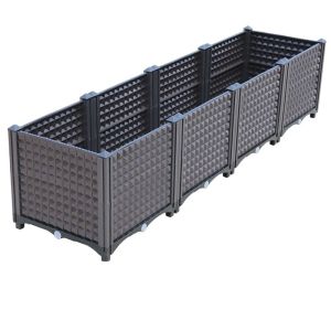Wholesale Logo Customized Plastic Garden Planter Box Environment Friendly from china suppliers