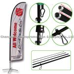 Corrosion Resistance Flying Beach Banner Flags Teardrop Flag Banners For