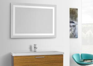 Wholesale Modern LED Illuminated Bathroom Mirror / Waterproof Touch Screen Smart Mirror from china suppliers