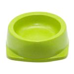 Customized Size Ceramic Pet Bowl , Pet Food Bowl Green / Orange / Beige Color