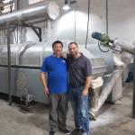 Stainless Steel Breadcrumb Vibrating Fluidized Bed Dryer In Food Industry