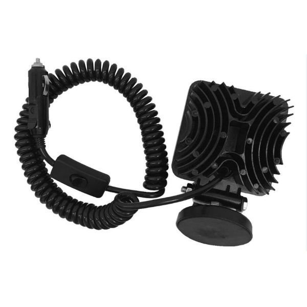 Square Magnet Base LED Work Lights 27W Power IP67 Waterproof 6000K Cool White