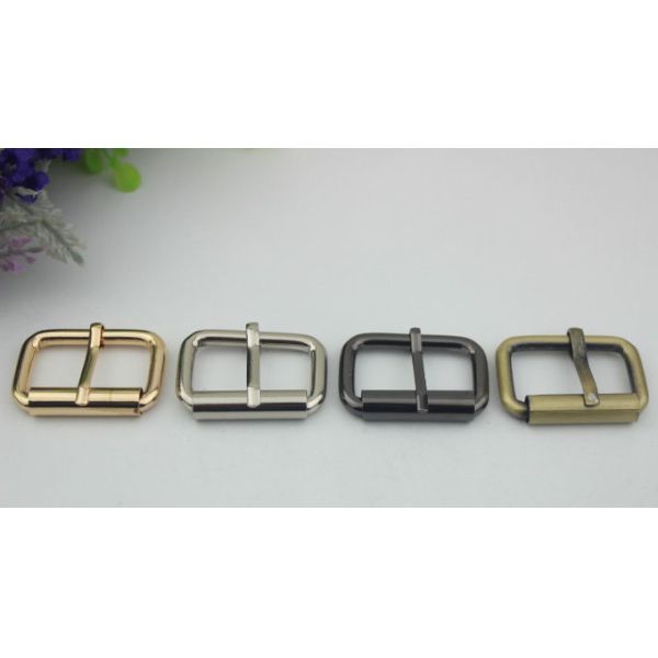 Customized 32 mm nickel iron metal pin roller bag buckle for garment webbing strap