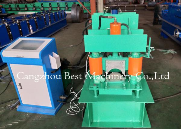 Metal Roof Building Material Ridge Cap Forming Machine 0.3-0.8mm Thickness 2