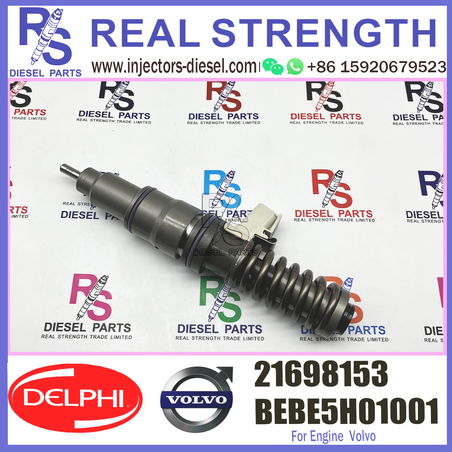 Diesel Fuel Injector 21698153 BEBE5H01001 21698153 for V-O-L-V HDE16 EURO 5 BEBE5H01001