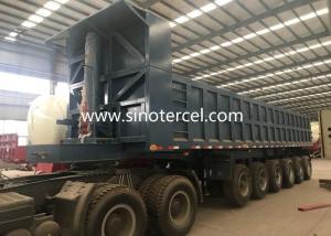 Wholesale Capacity 24Cbm Tipper Semi Trailer Truck With Leaf Spring Suspension from china suppliers