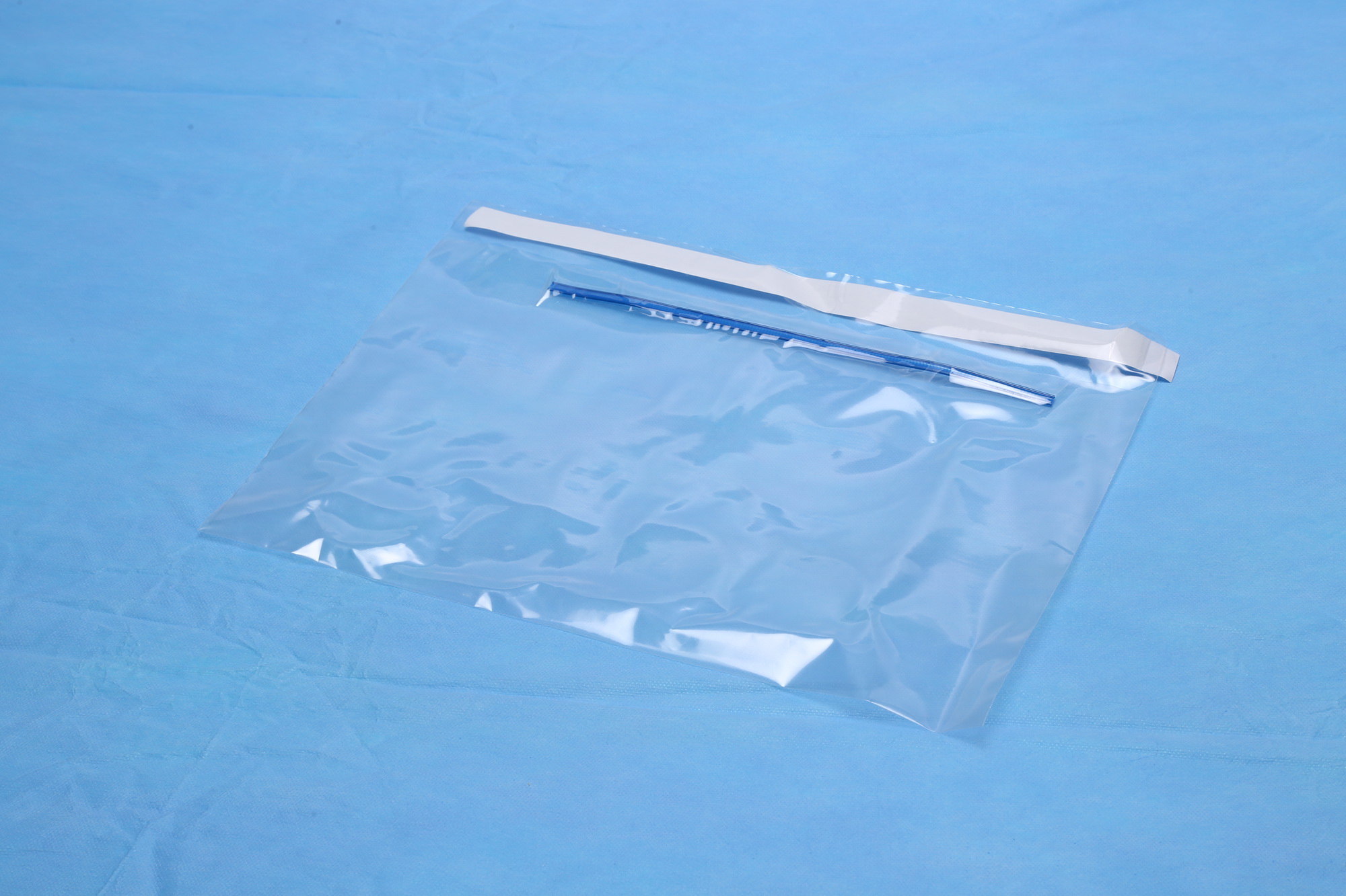 Clinic Blue SMMS Disposable Laparotomy Pack , Breathable Surgical Pack