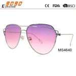 Sunglasses with metal frame, new fashionable design style, UV 400 Protection
