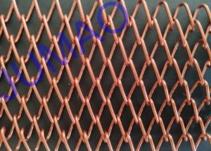 Wholesale SS Metal 3D Mesh Spark Curtains , Rhomboid Hole Wire Mesh Shower Curtain from china suppliers