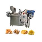 Automatic Discharge 36KW Snack Food Batch Fryer for Peanuts Banana Chips French