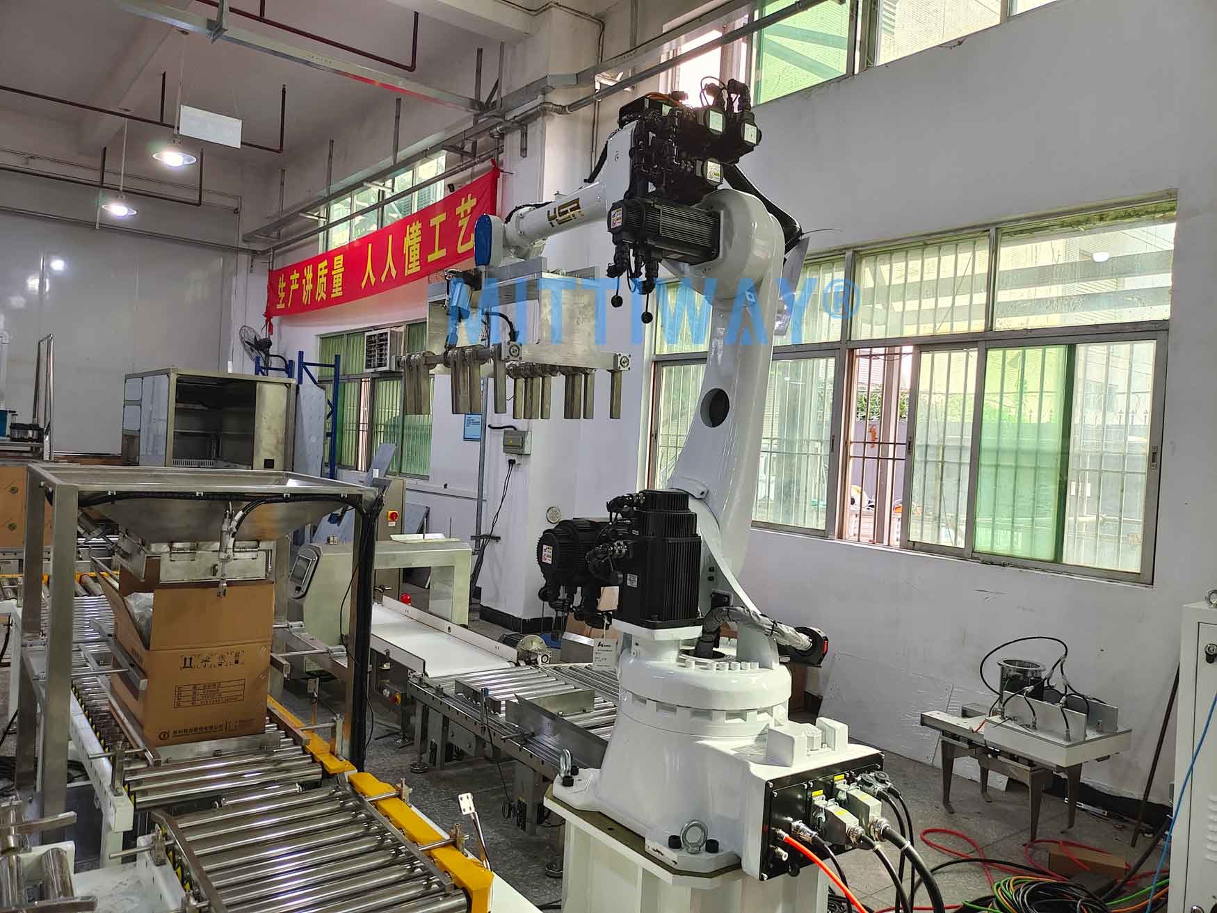 Heavy Duty Robotic Arm Palletizer Automatic Case Palletizer