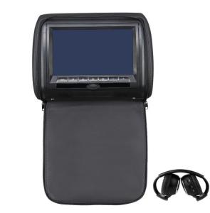 Wholesale 16 / 9 Mode Automobile Headrest DVD Player , Touch Screen Headrest Monitor 9 Inch 800*480 Pixels from china suppliers