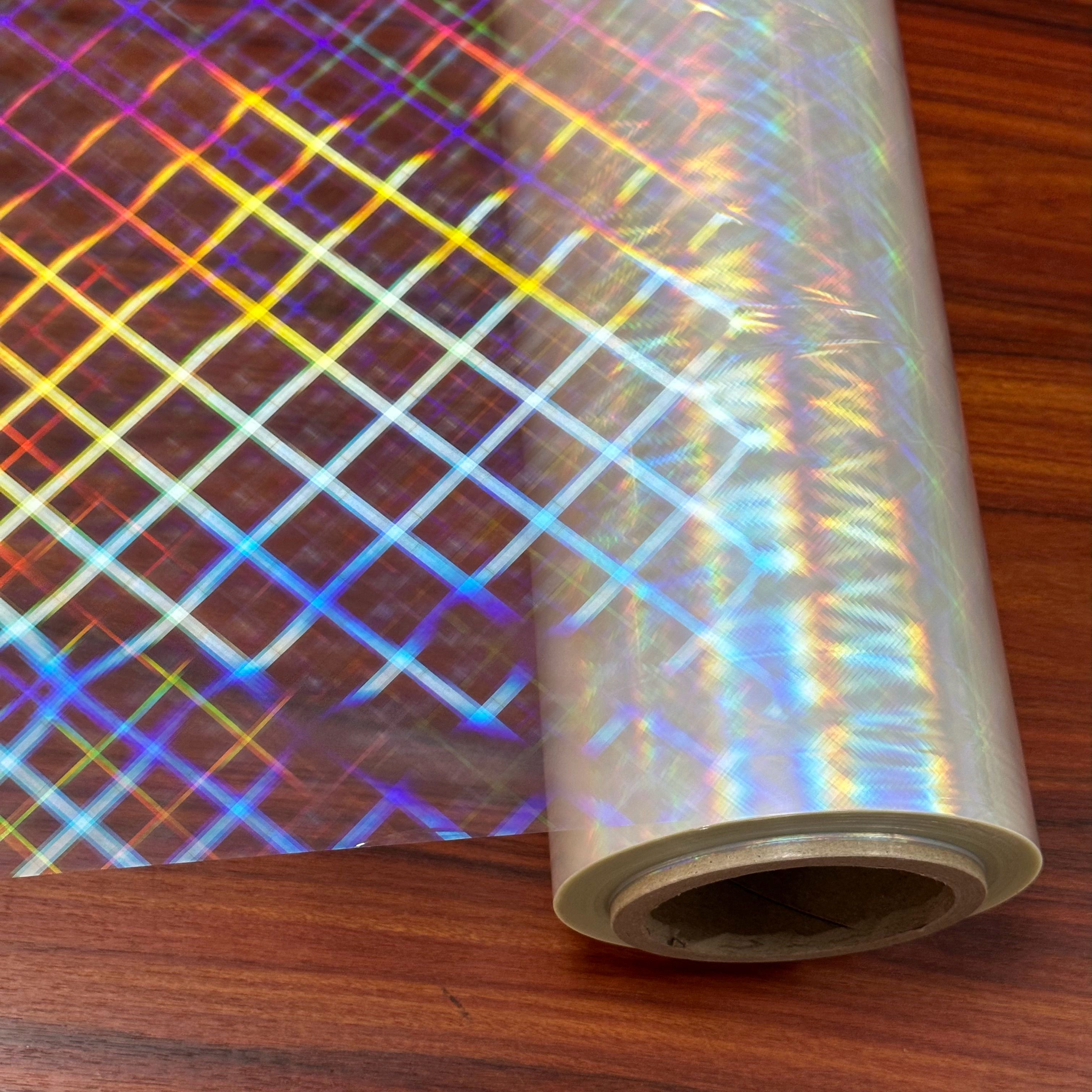 Soft Hardness Transparent Holographic Film For Small Grid Packaging