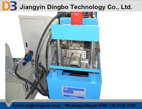 Hydraulic Cutting Steel Plate Roller Shutter Door Frame Cold Roll Forming