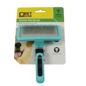 Wholesale Anti-Static Dog Pet Self Cleaning Needle Comb Brush Square Head 175x125x40mm from china suppliers