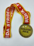 Souvenirs Zinc Alloy Medal , Soft Enamel Medals 2.5mm Thick Ness