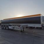 1310mm Wheel Base 40m3 3 Axles Heavy Duty Aluminum Alloy Fuel Tank Oil Tanker