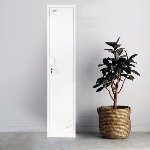 Wholesale Nordic Style One Door Wardrobe With Mirror , Home Steel Wardrobe No Screws from china suppliers