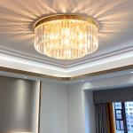 Modern Crystal Ceiling lights Flush Mount Light for Living Room Dining Room