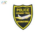 Professional Police Embroidered Patch Iron On Backing For Uniform Garments