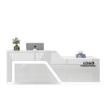 Salon Reception Desk Mall Shop Display Counter Pedestal For OEM ODM Usage