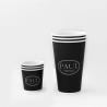 Buy cheap Black 540ml Single Wall Paper Cup 16oz PE Coated Disposable Printed Paper Cups from wholesalers