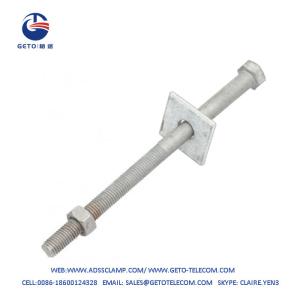 Wholesale Hot Dip Galvanized Pole Head &amp; Coupling Bolt With High Impact Resistance from china suppliers