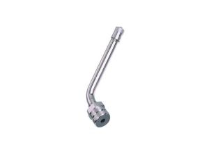Wholesale TR545D High Pressure Valve Stems 9.7mm Rim Hole Bend 60° Brass Nickel Plated from china suppliers