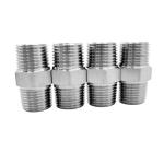 Stainless Steel 1/4 Inch 1/2 Inch Thread Nipple for Plumbing Hardware Model NO.