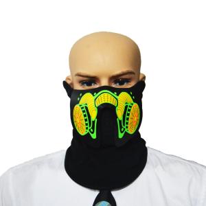 Wholesale Muise Control Flashing Led Gas Mask Music LED Party Mask Luminous Light For Men And Woman Resident Evil Mask Wholesalew from china suppliers