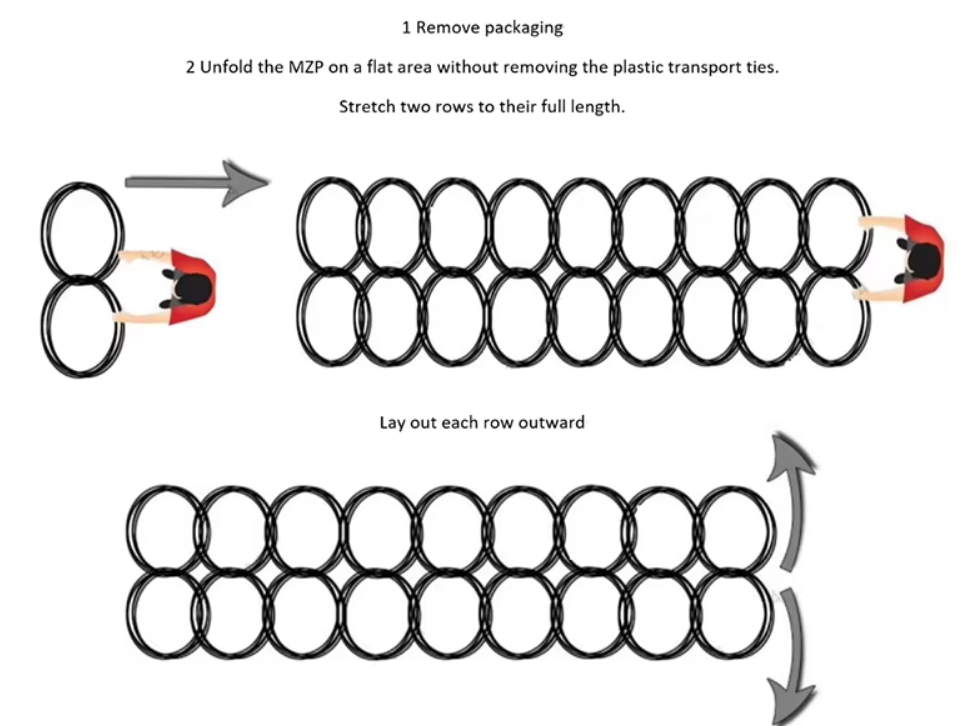 MZP Putanka Anti Tank Wire Barriers Low Visibility Wire Obstacle Anti Tank Wire Barrier Net