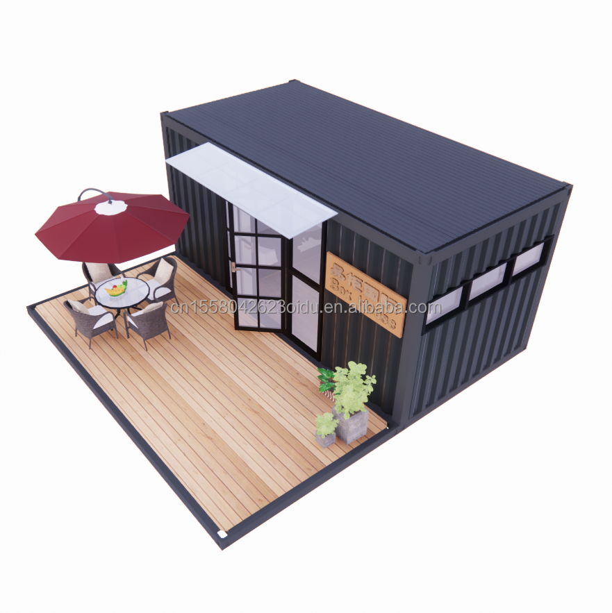 Fast Build Tiny House Container Houses Modern Design Style Prefab Homes for One Bedroom One Bathroom Living Solution