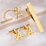 Custom Tie Clips Gold Silver Stainless Steel Men's Musical Clip on Ties